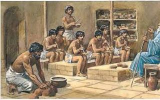 Iskola Mezopotámiában a kép leírása a terv szerint