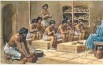 Deskripsi gambar sekolah di Mesopotamia sesuai rencana